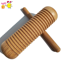 Beech sand tube frog sound tube percussion instrument color wood sand tube fish frog frog sound tube frog sound tube Orff musical instrument