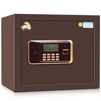 Tiger an toàn nhà nhỏ 25 / 35cm an toàn thép văn phòng chống trộm an toàn hộp ký gửi đầu giường bàn - Két an toàn két thu ngân