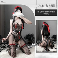 105 Elves [Hair Band -conjunctiva Netwear -waist Seal]+чулки