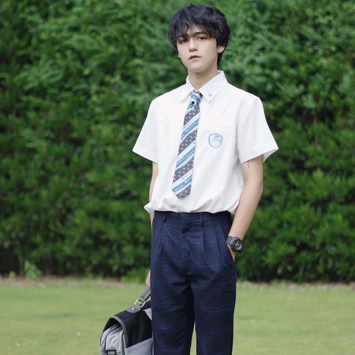 Uniform, trousers for students, suit, (Physicals)