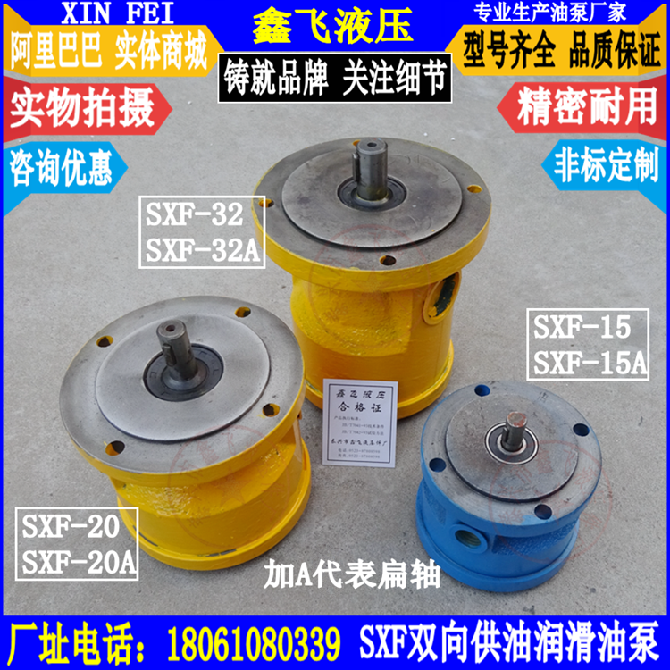 SXF-15 SXF-25 SXF-32 two-way lubricating oil pump 25A reducer cooling two-way oil supply gear pump A