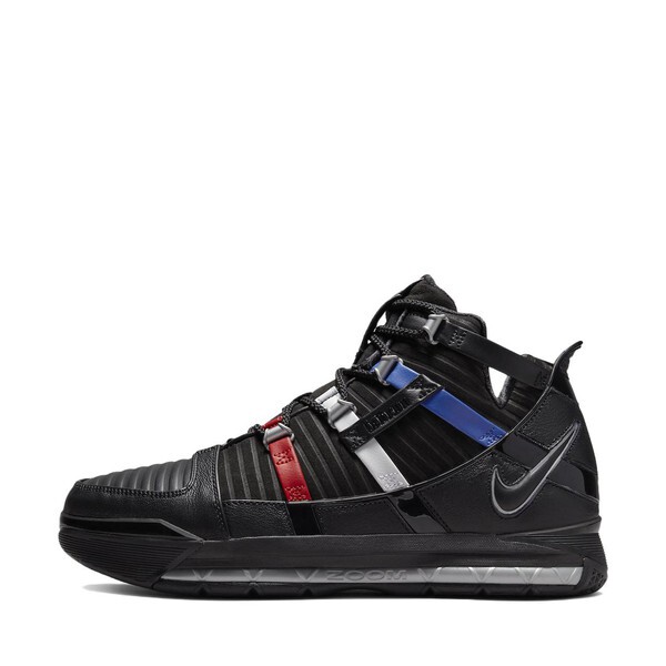 【Bubu】 Nike Lebron 3 Basketball Shoes Black Mid-Top James 3 Barber Shop Men's Style