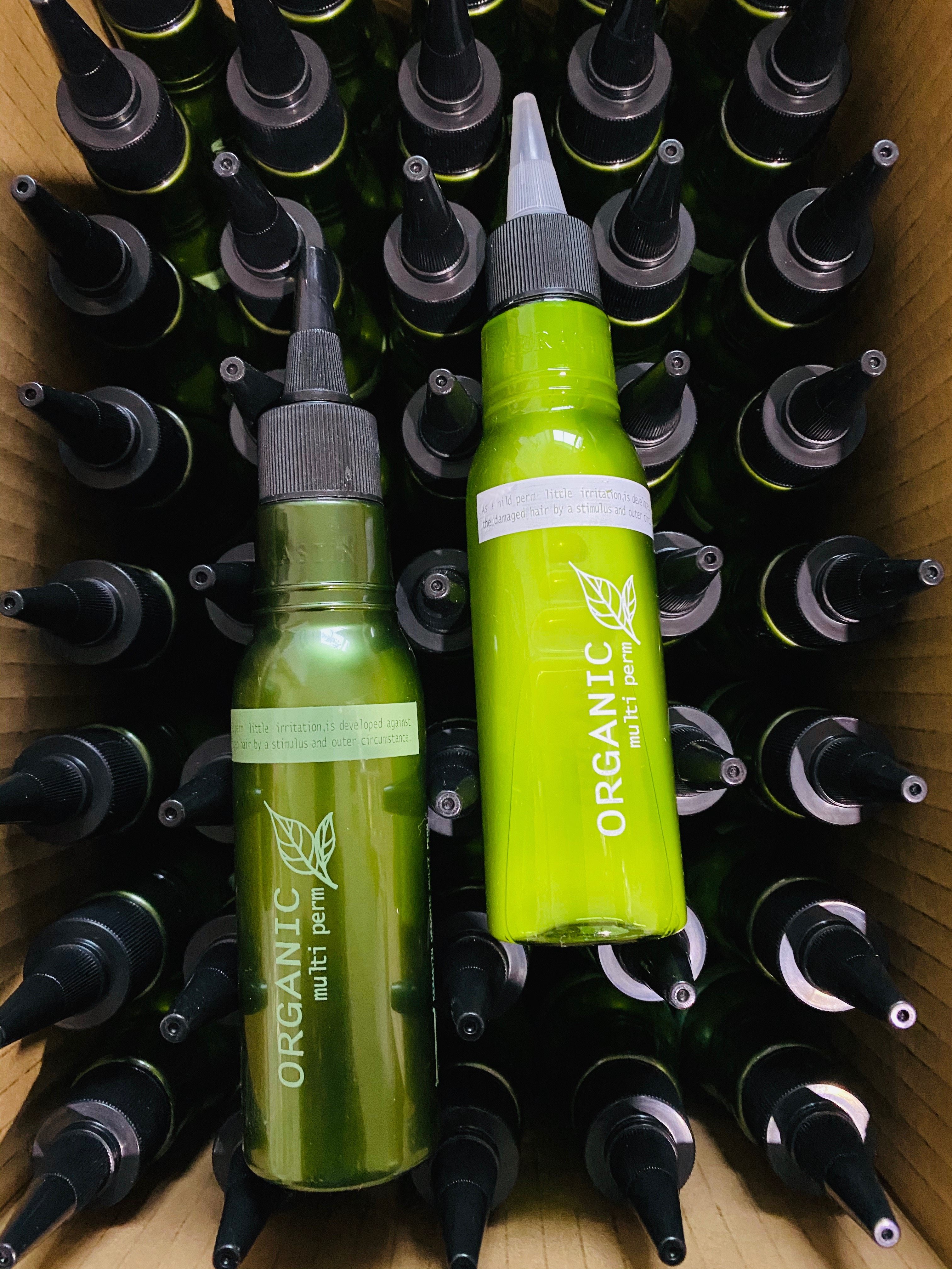 Korean bronzing water kristine green tea hot and quick and hot hair lotion elastic good 125ML