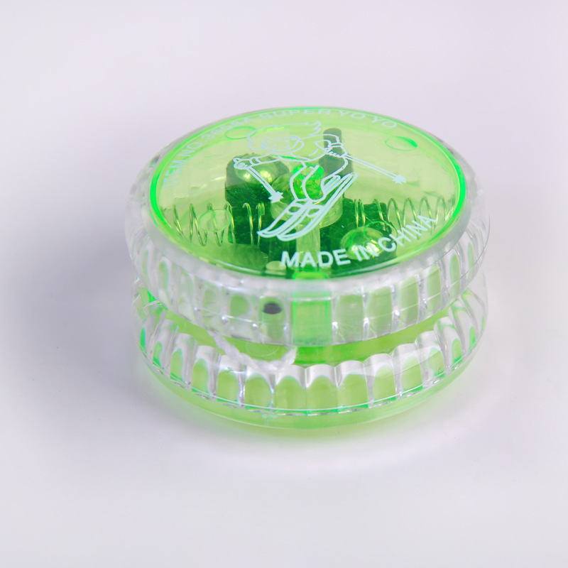 Đồ chơi hoài cổ trẻ em bằng nhựa dạ quang Yo-Yo chói bóng yoyo yoyo với bóng dây cung cấp đồ chơi đồ chơi yoyo chính hãng