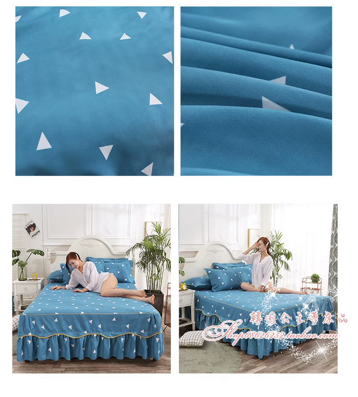 Simmons giường bedspread giường váy bìa một mảnh bìa bảo vệ nhám bụi tấm 1,5m 1.8m giường nệm doanh nghiệp - Váy Petti ga giường viền ren