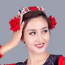 Danse du Xinjiang Fingers adultes Fleurs de danse Test de rendement Classe Flowers Head Fleur Rose Performance Ring Finger Flower Dance