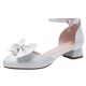 Girls Baotou sandals 8 white 10 high heels 15 years old
