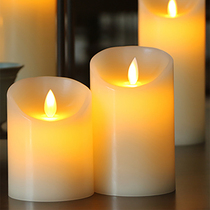 New LED electronic candle light birthday romantic arrangement confession proposal concert lead light simulation candle