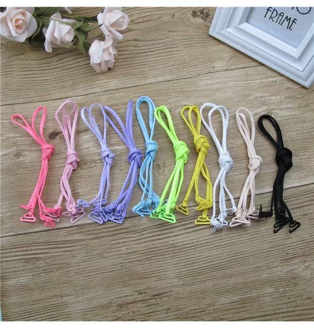 Gian hàng ren thủ công Rất mỏng gợi cảm phơi chéo đeo ngang vai dây đeo kẹo màu áo ngực với vận chuyển mua 2 tặng 2 day ao lot