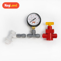 Craft beer pressure relief pressure holding pressure adjustable control valve set co2 cylinder link valve KL09706 KegLand