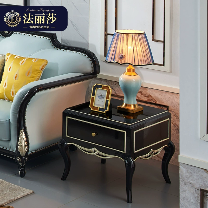 Nội thất Farisa ánh sáng Mỹ sang trọng đơn giản bàn góc bàn phụ phòng khách sofa góc bàn cà phê nhỏ bàn vuông nhỏ H3 - Bàn trà