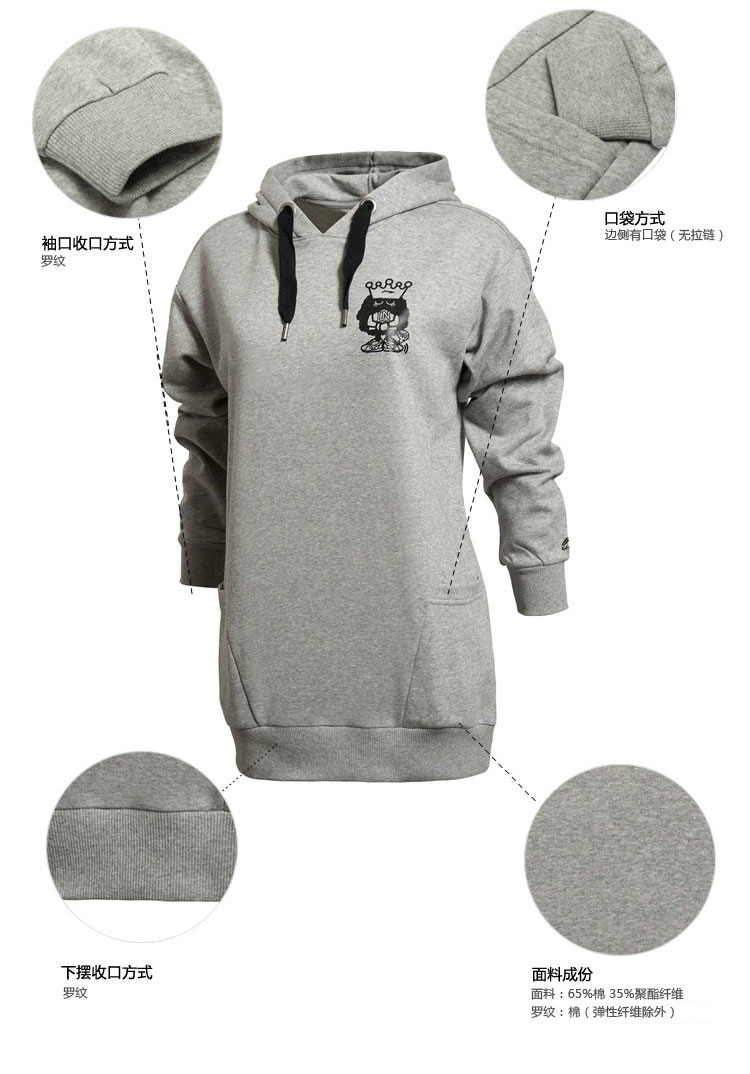 Giải phóng mặt bằng Li Ning Wei của phụ nữ thể thao áo thun cardigan dài chạy thể thao và giải trí áo len áo khoác nữ áo thun nữ dài tay