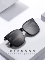 Брендовые черные солнцезащитные очки, защита от ультрафиолета, изысканный стиль