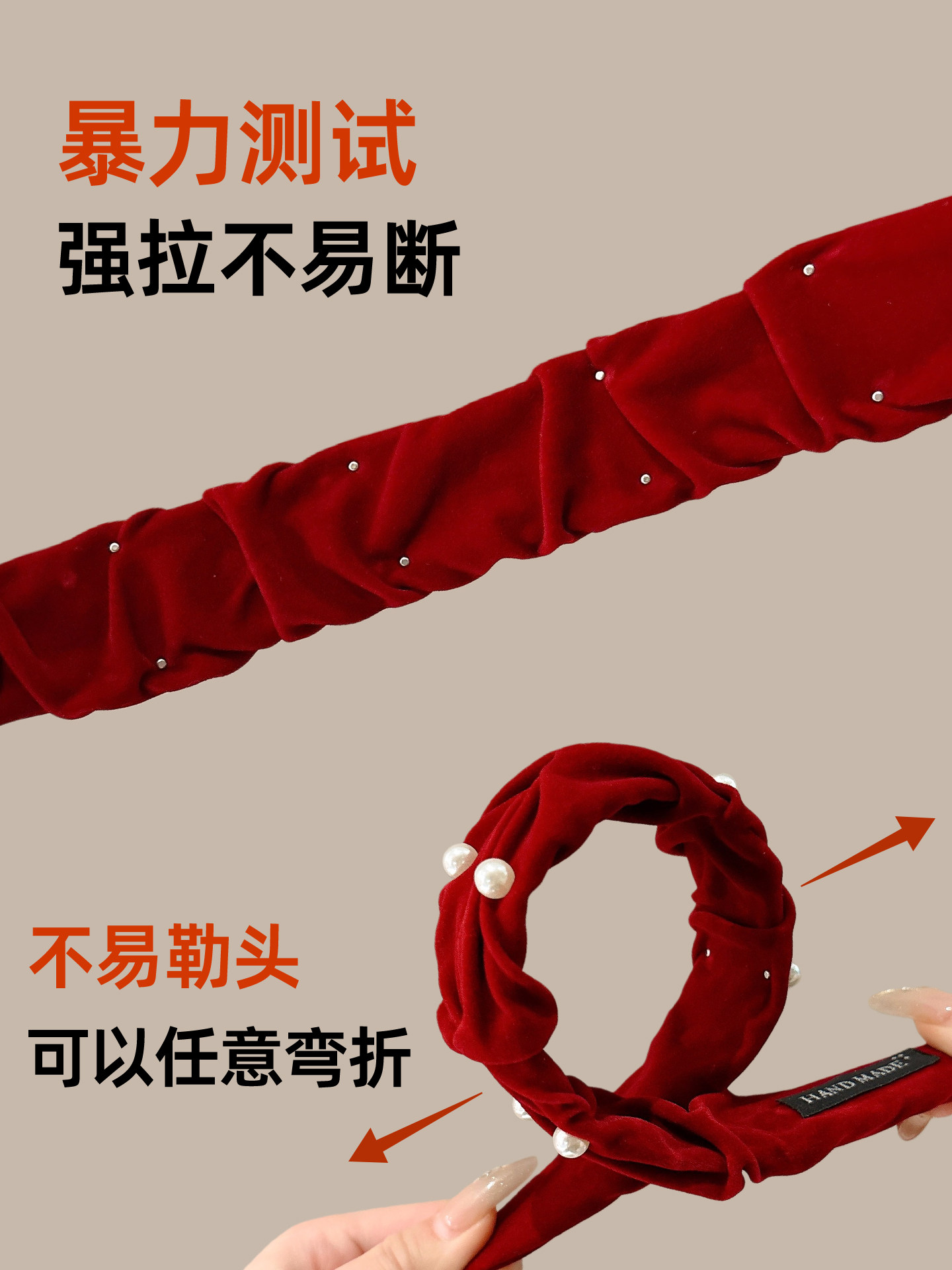 Autumn and Winter Retro Pearl Headband for Women 2025 New Style Headband with High Crown, Makes Face Look Smaller, High-End Hairpin Hair Accessory