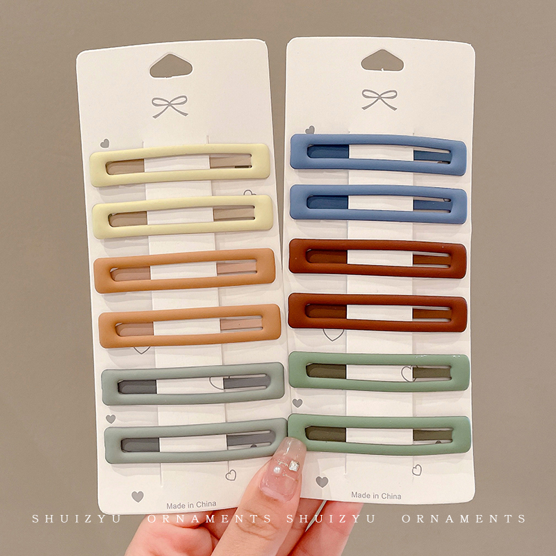 images 57:Crushed hairpin female hair card Liu Hai bb clip 2023 new small net red side small card hair clip headdress