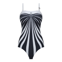 BE Fan Dean Starry Sky Series 2024 New One-piece Swimsuit Triangle Womens One Shoulder Fashion Sexy Resort Style