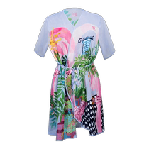 BE Fan Dean holiday series 2024 new veil wrap skirt blouse is fashionable comfortable breathable and conservative to cover the flesh