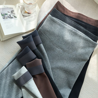 Yuxi love cotton shark pants women's velvet sports leggings