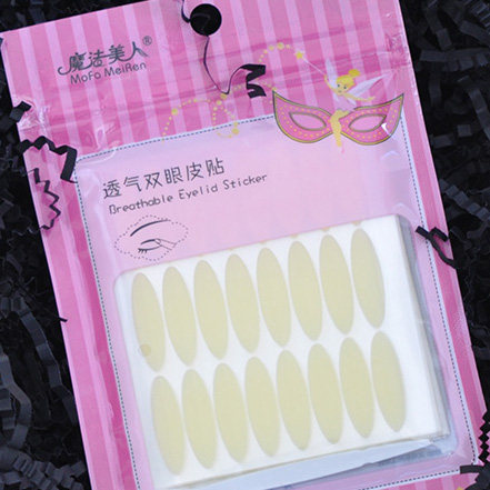 1152贴隐形双眼皮贴 不反光自然纤维条单面肉色透气内双美目贴 宽