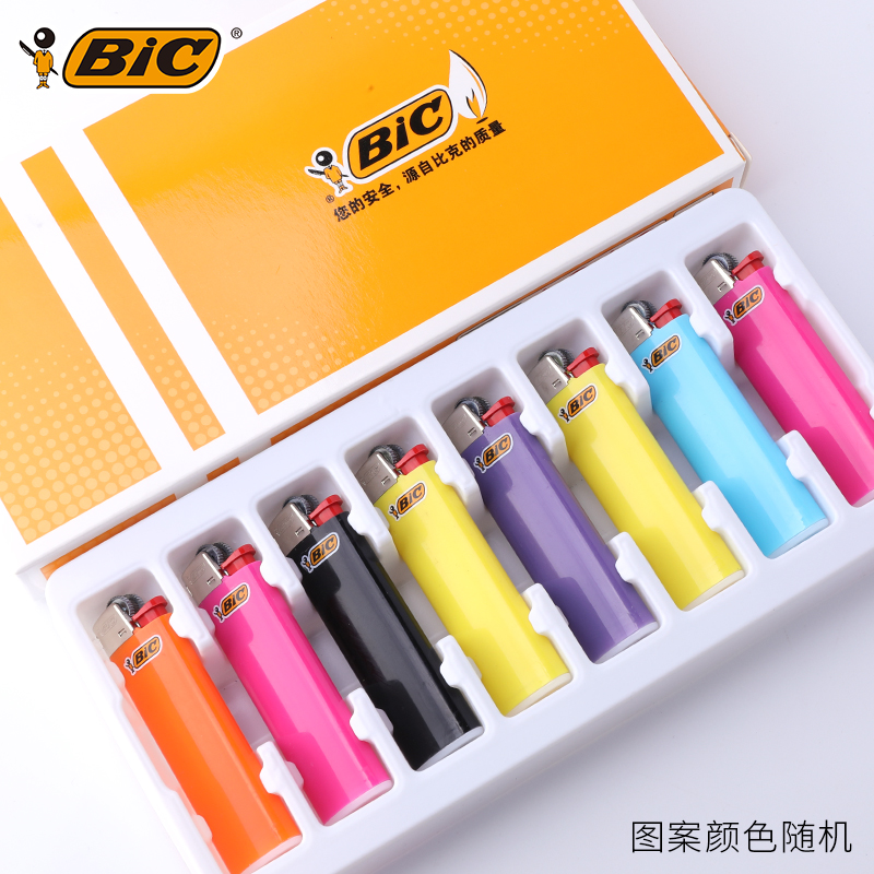 BIC 比克 J3 一次性防爆打火机 8个礼盒装*2件 双重优惠折后￥14.9包邮（拍2件）京东￥35/件