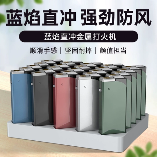 Трендовая металлическая ветрозащитная высококлассная одноразовая креативная зажигалка, оптовые продажи, делается под заказ