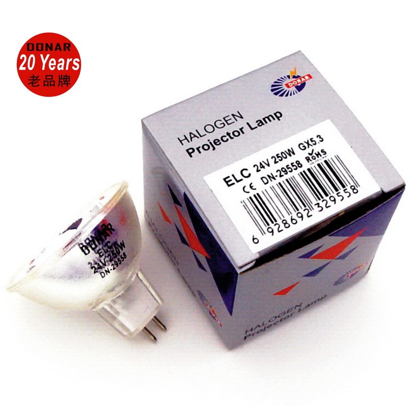 ELC 24V250W Halogen cup lamp 1316364653 Microscope endoscope cold light source projector lamp cup bulb