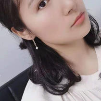 YT Jewelry Studio Freshwater Pearl Small Golden Bean Ear Pendant Sweet and Sweet Ears 100 hitch