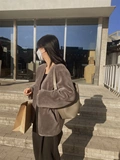 Дизайнерская шерстяная однотонная куртка для отдыха, (в наличии на складе), делается под заказ, V-образный вырез