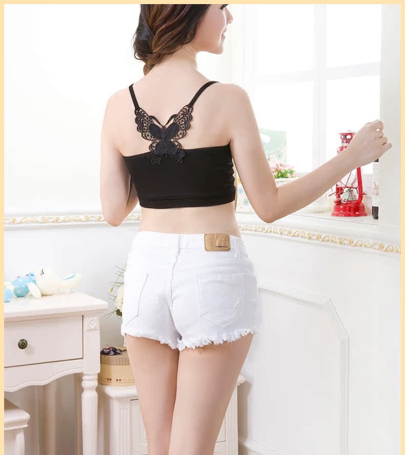 Lãng mạn cỏ ren ống hàng đầu gợi cảm rỗng ngực chống ánh sáng dưới bọc ngực mùa hè đồ lót ngực chu vi ngực nữ áo lót bra