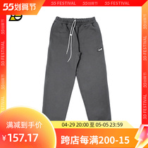 SLAMBLE winter new all-cotton thickened with velvety pants male American loose bunches basketball sports pants long pants
