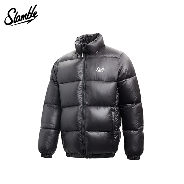 SLAMBLE puff cotton stand collar outdoor sports cotton coat men's windproof thickened warm bread coat winter