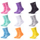 ຖົງຕີນຜູ້ຊາຍ SLAMBLE trendy stockings thickened towel bottom sports mid-high candy color solid socks large sizes