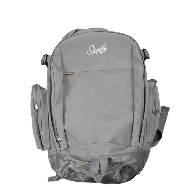 SLAMBLE Backpack ຜູ້ຊາຍແລະແມ່ຍິງບ້ວງ Leisure ກິລາກະເປົ໋າເດີນທາງ Multifunctional ແລະປະຕິບັດຄວາມຈຸຂະຫນາດໃຫຍ່ backpack ກາງແຈ້ງ