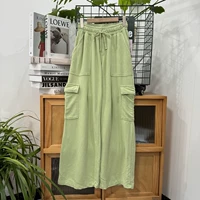 Неудовлетворенные рабочие брюки Wild Green Terry