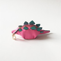 Genuine Leather Small Dinosaur Wallet Key Bag Mini Cute Animal Wrap Bag Hang Accessories Zero Wallet