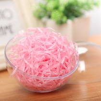 Rafigrass filler Christmas gift box shredded paper packaging box mat bottom paper batting gift decoration brushed color paper strip