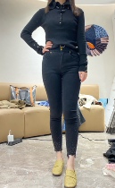 No refund or change 8032-2 Autumn Fashion pants womens row 5-7 days HM2828