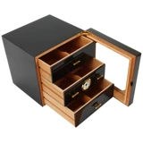 Краска -стиль визуальная сигарная коробка трех -слоя сигарного шкафа Cooler Cigar Cigar Box