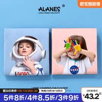 NASA Joint astronaut childrens T-shirt summer boys and girls short sleeves Tide brand loose cotton cotton middle-aged childrens clothing