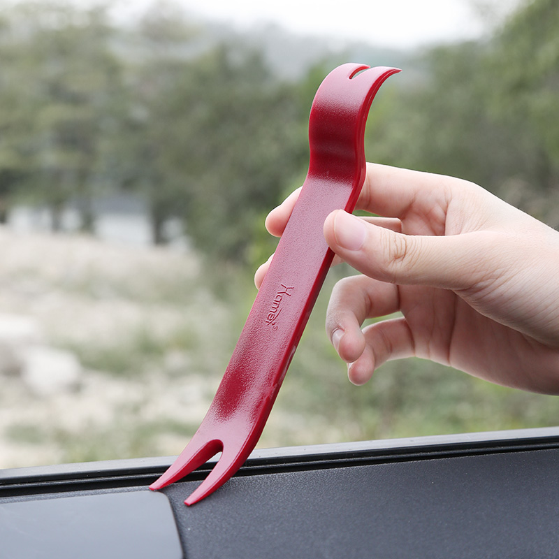 Car center console audio navigation skid buckle tool door panel interior plastic removal buckle driver pry bar