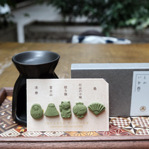 Japan imports Kyoto Uji Smear Tea Printed Incense handmade incense Perfume Gift Box Birthday gift Gift Woman