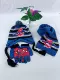Синий полосатый паук -man earrot rug hat 3