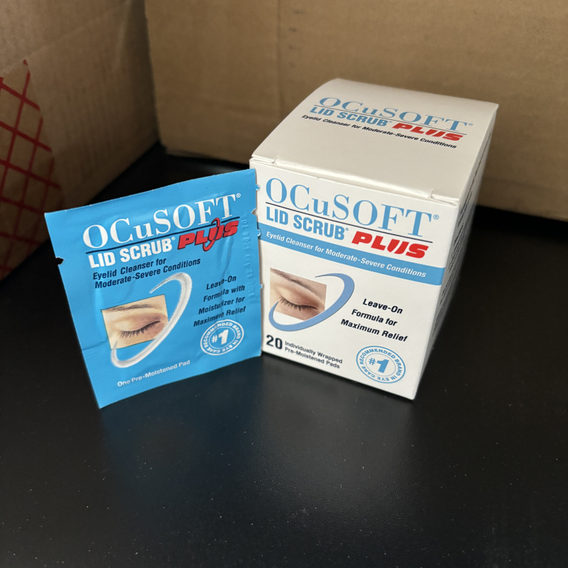 U.S. Imported Ocusoft Enhanced Version Eyelid Edge Cleansing Dry Eyelid Gland Unclogging Eye Care 2028 Expiration Date