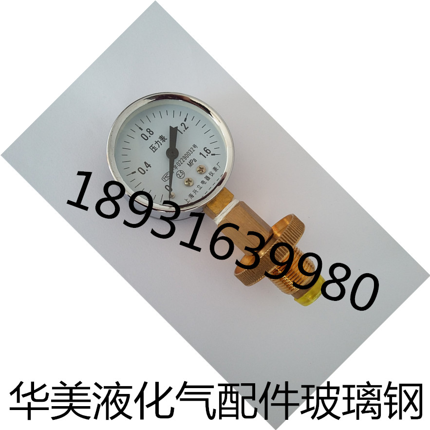 Liquefied gas valve pressure gauge Propane special pressure gauge Gas tank angle valve leakage meter Leak test meter