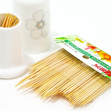 Wholesale disposable toothpick two tips creative high - grade bamboo toothpick bag bag toothpick bag toothpick hotel supplies