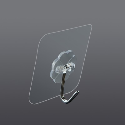 Hook strong viscose stainless steel load-bearing non-stick hook suction cup seamless nail wall door behind the kitchen wall clothes hook