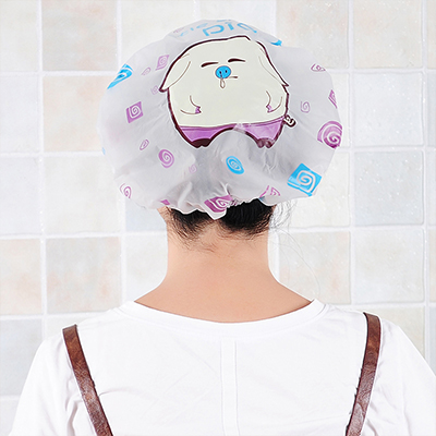 Bath Bath Cap Kitchen Anti-Oil Smoke Thickening Adult Woman's waterproof shower bath shampoo hat