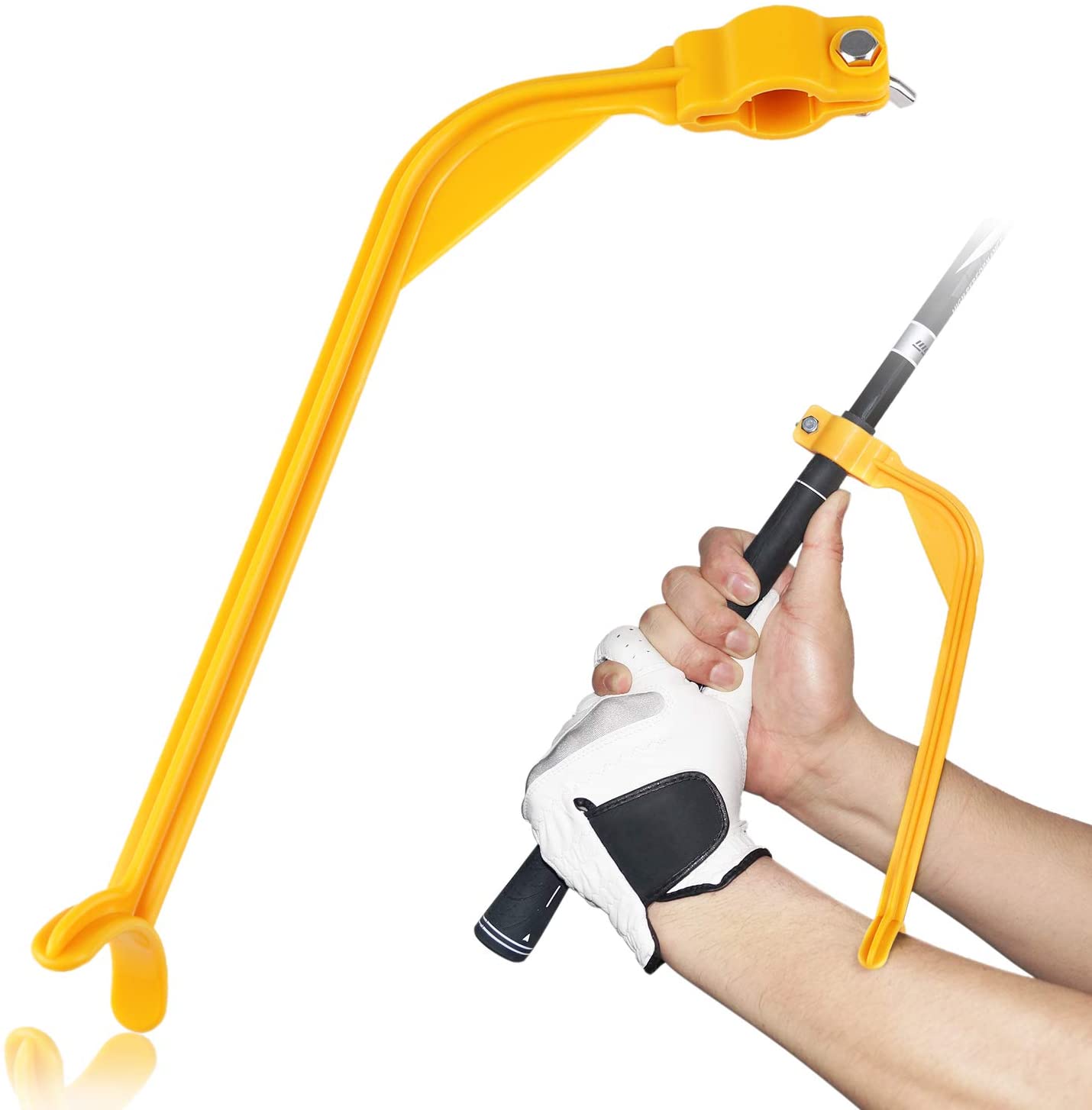 Hot selling golf practice device upper swing angle fixer action corrector teaching practice equipment