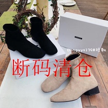 dongyys new spring autumn and winter rough with ladies short boots comfort short barrel boots with suede womens shoes 179