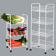 Fruit and vegetable storage rack vegetable rack kitchen supplies storage basket household mobile trolley multi-layer storage rack